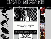 Tablet Screenshot of davidmcwane.com